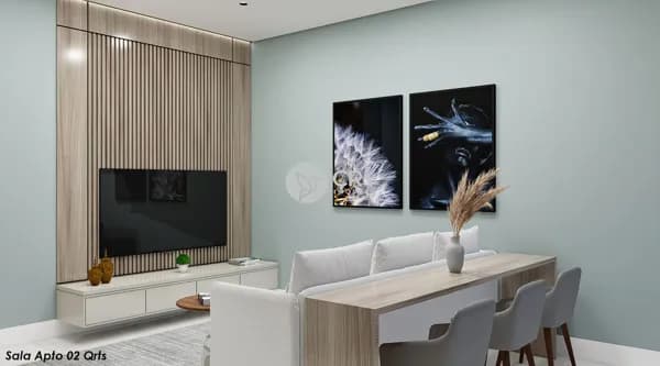 Apartamento em Laranjeiras, 61,27m², Uberlândia/MG