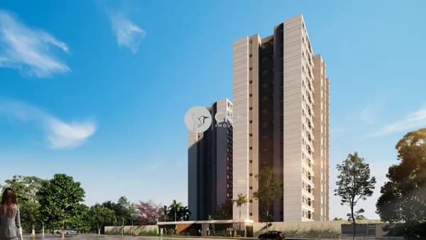 Aptº com 2 quartos e 1 suíte, varanda, 64m², Roosevelt - Uberlândia