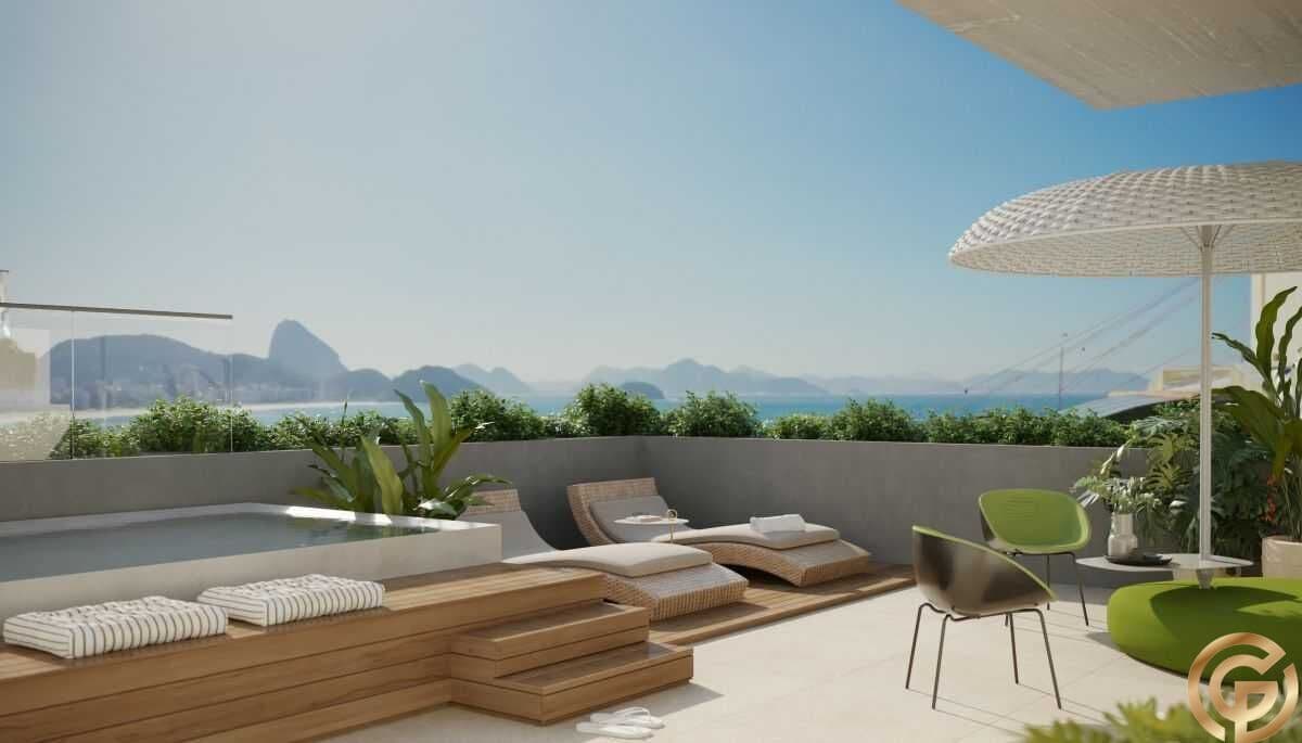 Canto Rio - Ipanema- Studio de 38,08m², com varanda e área gourmet, VISTA MAR