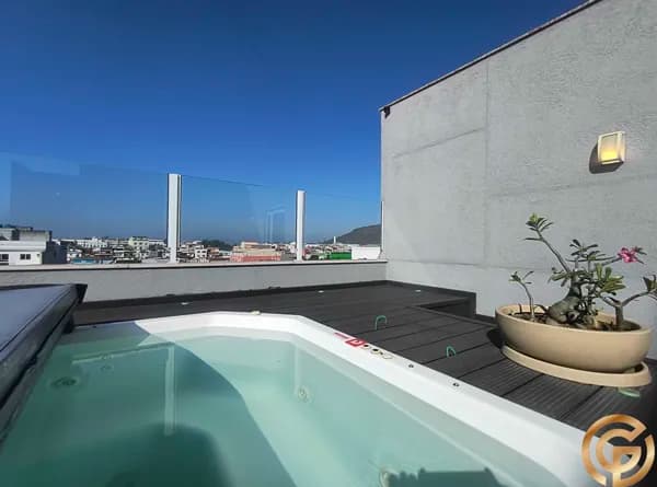 Reformada Cobertura dúplex 161 m² com terraço gourmet, piscina e vista Pedra do Pontal – Rua Genaro de Carvalho, Recreio