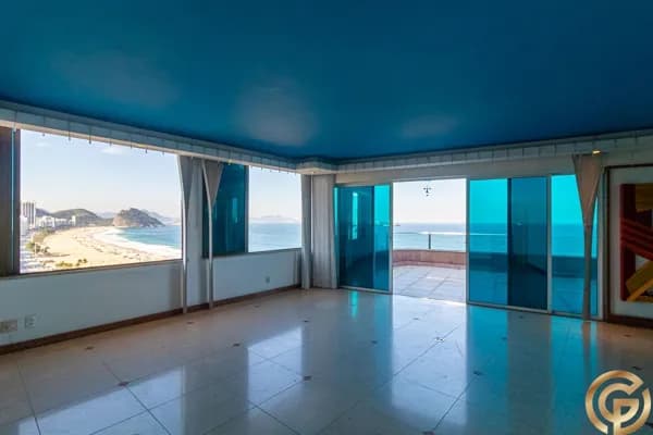 Cobertura Luxo 425m² Frente Mar – Av. Atlântica Copacabana RJ