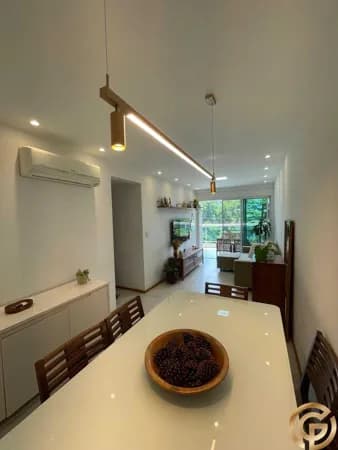 Apartamento Reformado, mobiliado, 82m², 3 quartos, Vaga, Lazer completo na Barra Olímpica