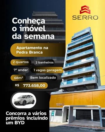 Apartamento em Pedra Branca, Palhoça/SC