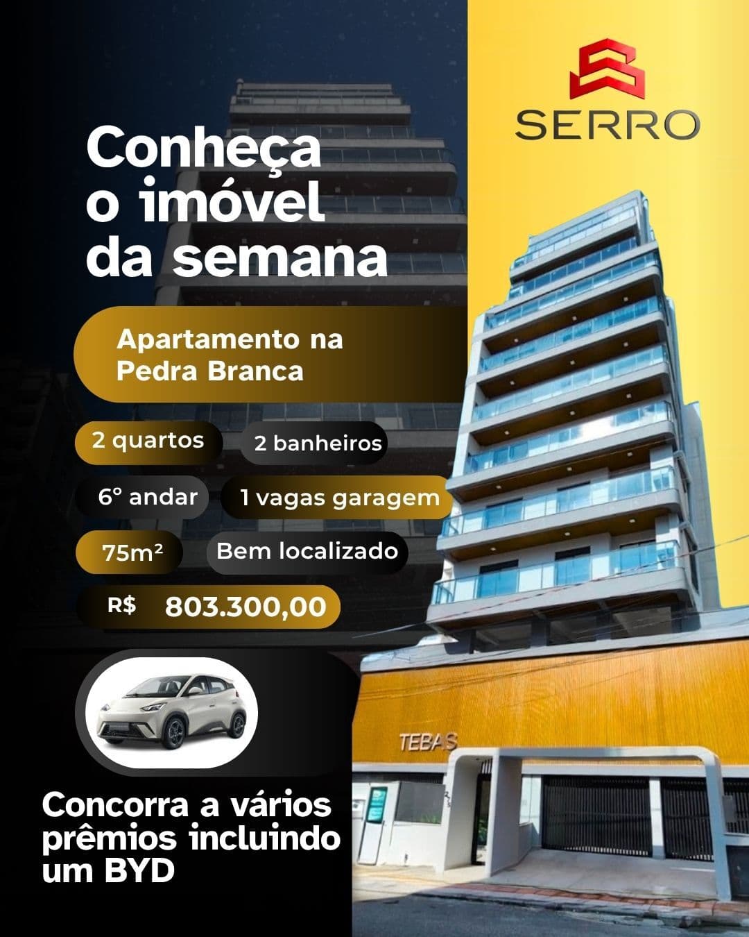 Apartamento em Pedra Branca, Palhoça/SC