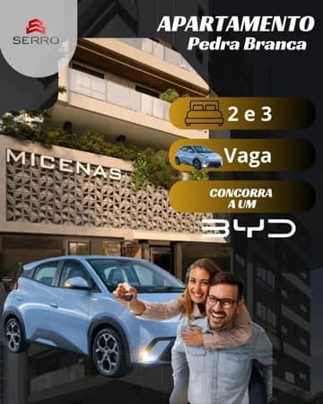 Apartamento em Pedra Branca, Palhoça/SC