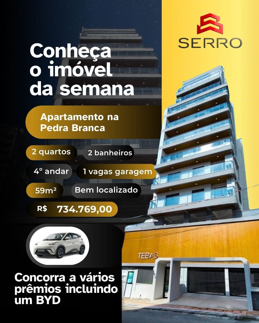 Apartamento em Pedra Branca, Palhoça/SC