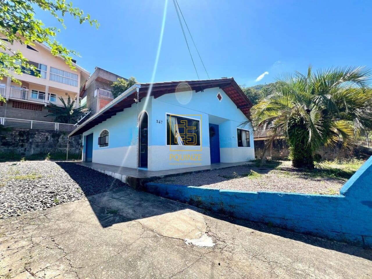 Casa com amplo espaço externo no bairro Canta Galo em Rio do Sul
