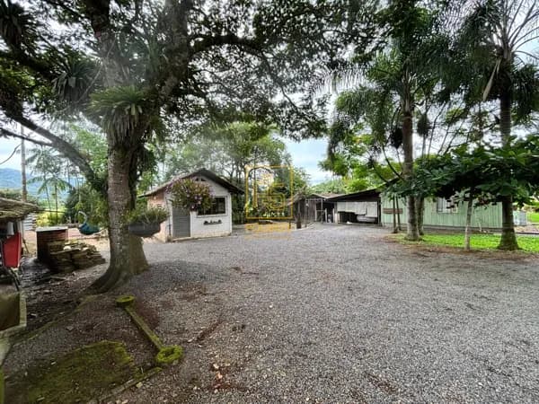 Sítio com quintal, área de cultivo e casa ampla no Tiroleses