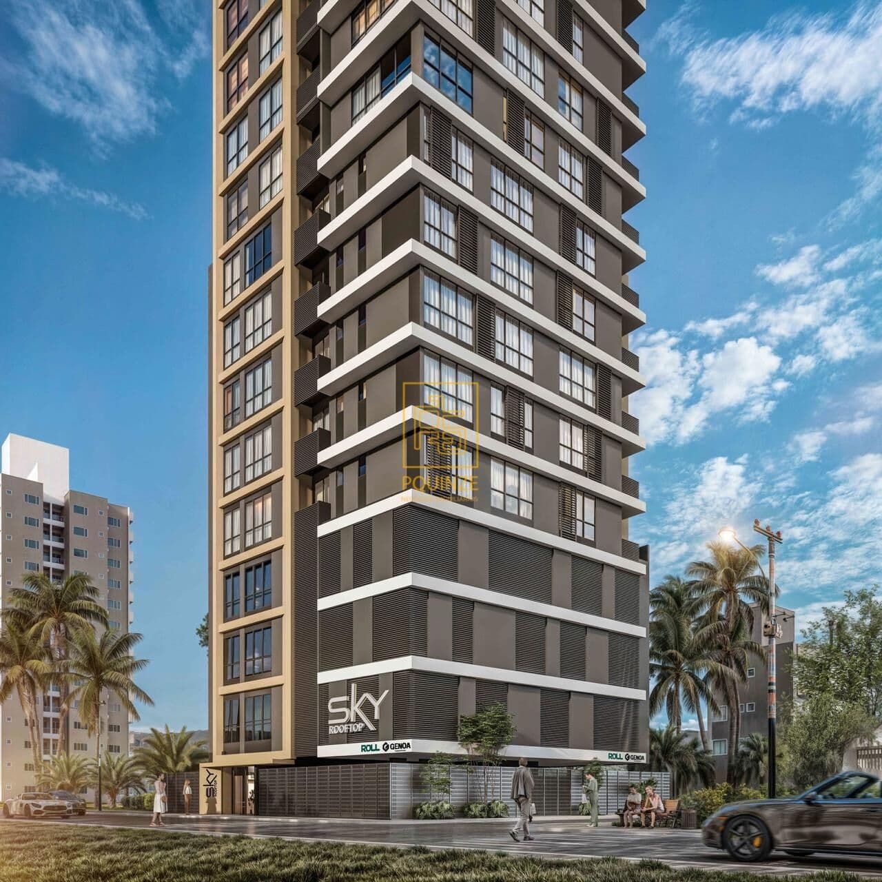 Apartamentos Sky Rooftop a 450m da praia em Balneário Piçarras