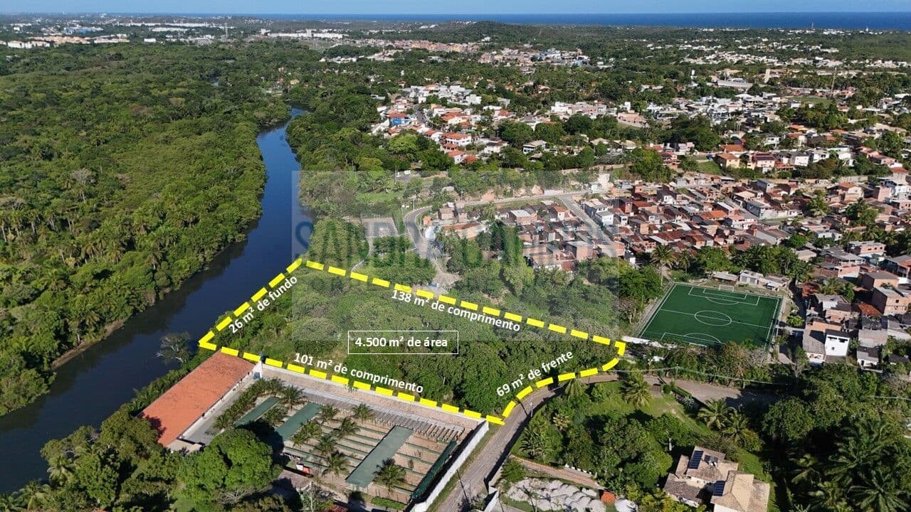 Lote em condomínio na beira do Rio Joanes