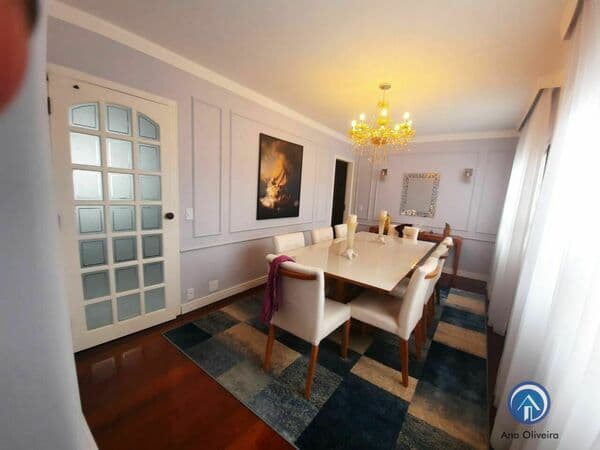 Apartamento Mobiliado de 138m² com 3 dormitórios na Vila Adyana