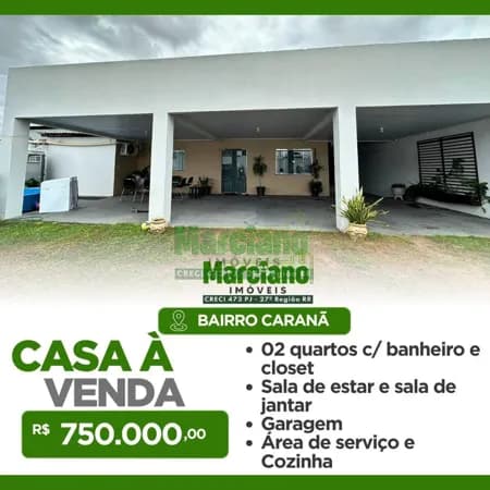 Casa em Boa Vista - Caranã