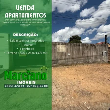 Venda de Casa convertida em quatro apartamentos