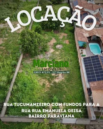 Terreno para locação no bairro Paraviana