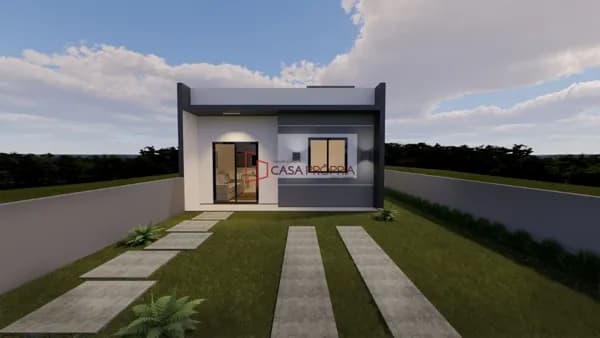 Casa de 02 Quartos e Garagem