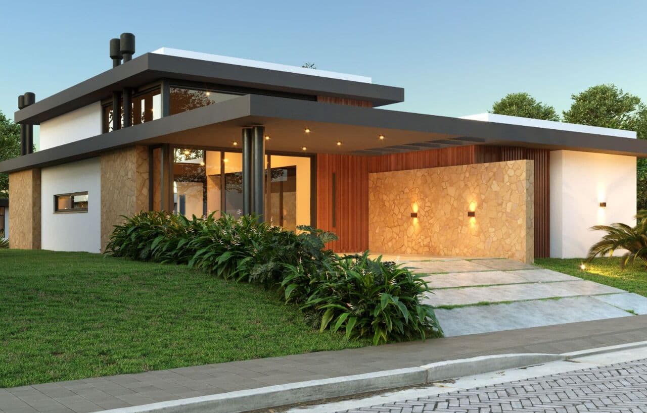 Casa Alto Padrão edificada sob um terreno de 510m² na Praia de Bella Torres em Passo de Torres