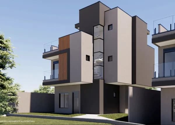 Sobrado Padrão para Venda no Novo Mundo Curitiba-PR