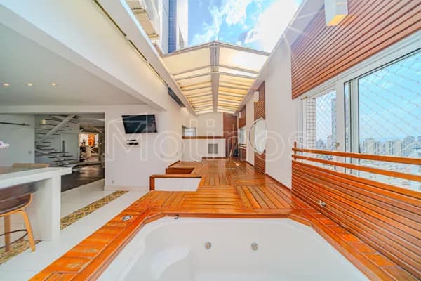 Cobertura á venda no Jardim Anália Franco - Tatuapé, com 200 m² ,4 dormitórios, 3 suites, 4 vagas