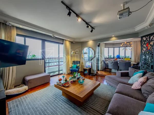 Apartamento á venda no Tatuapé ,Porteira Fechada com 3 dormitórios, 162 m2, 3 vagas , andar alto