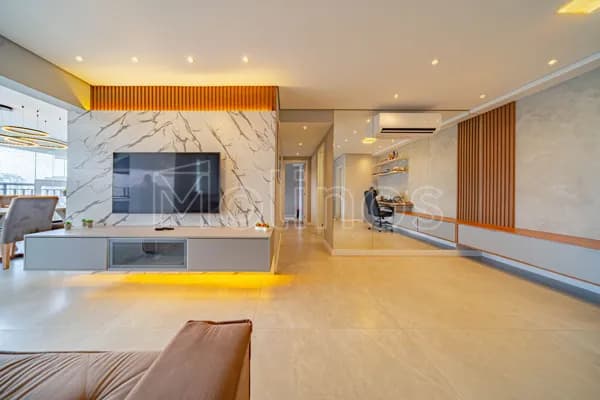 Apartamento de 105m com 3 dormitorios sendo 1 suites e espaco de home office a venda no Exclusive Tatuape