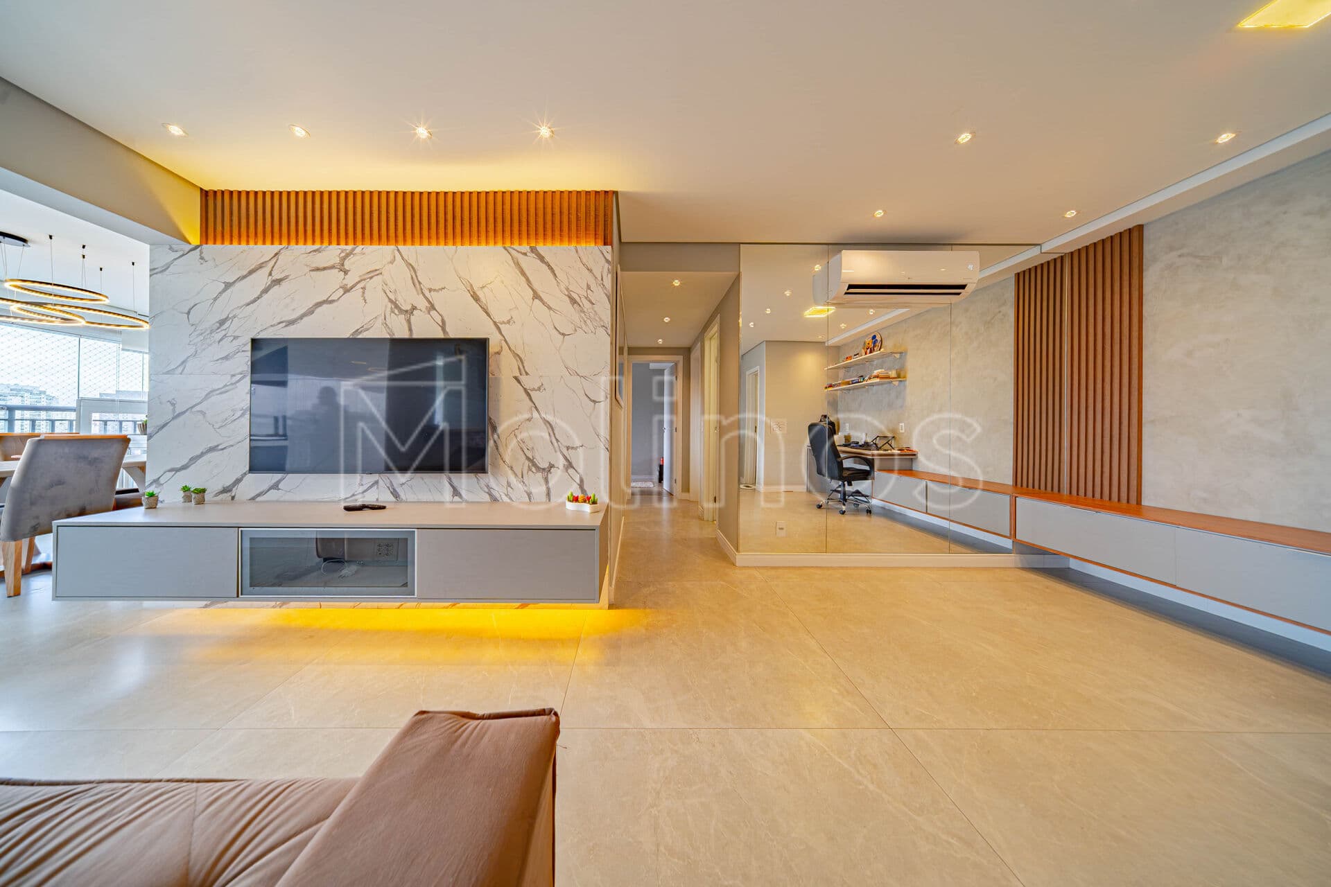Apartamento de 105m com 3 dormitorios sendo 1 suites e espaco de home office a venda no Exclusive Tatuape