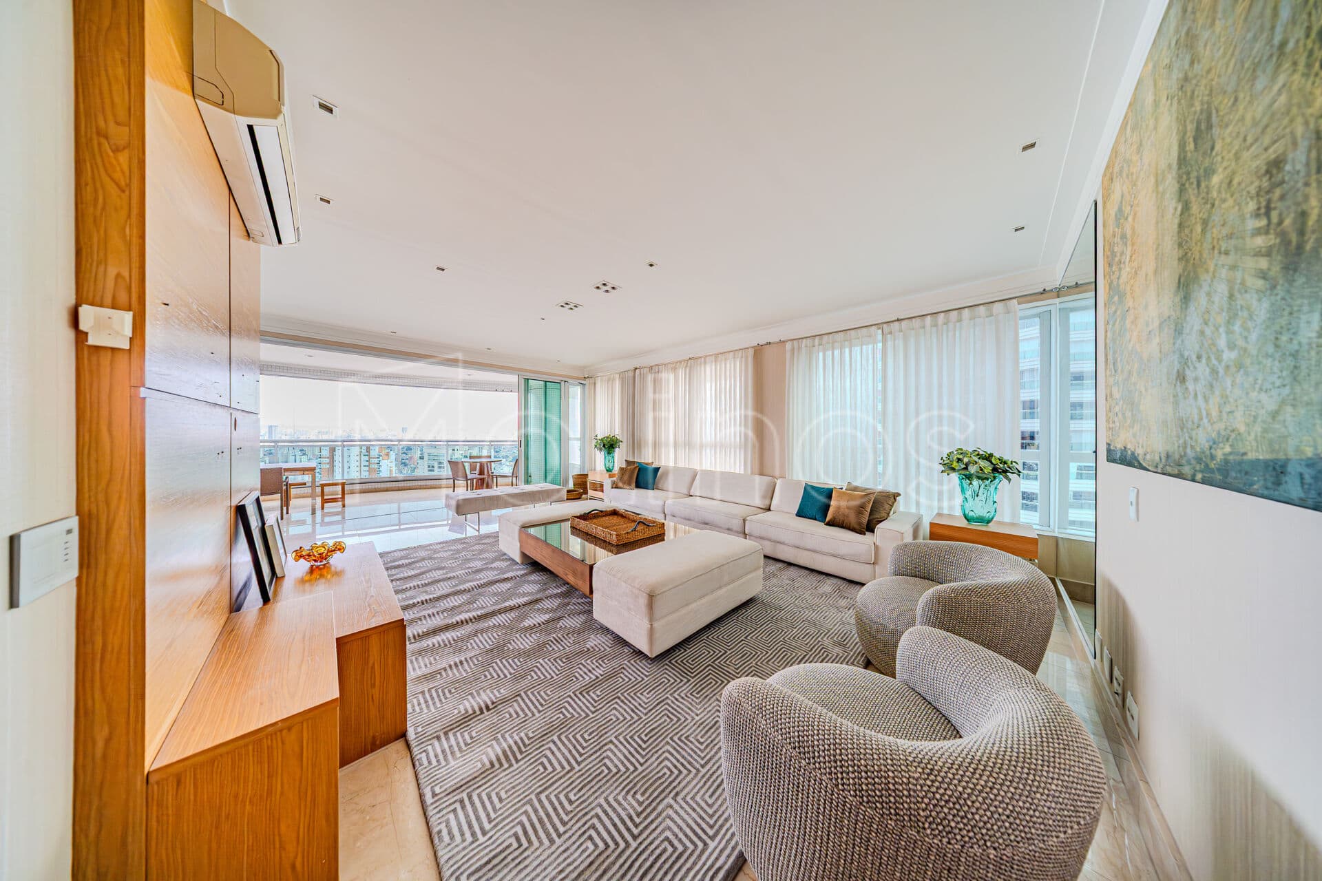 Apartamento Alto Padrão Locação - 4 suítes e 5 vagas no Anália Franco