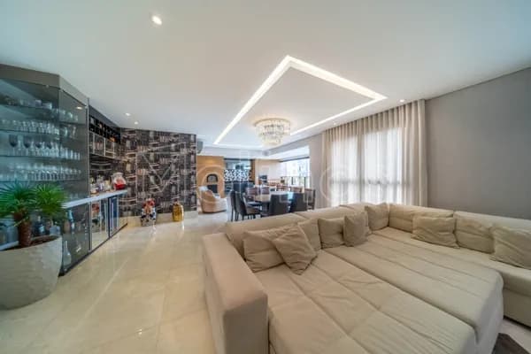 Apartamento á venda no Jardim Anália Franco - Tatuapé, 186 m² , 3 suites, 4 vagas, mobiliado