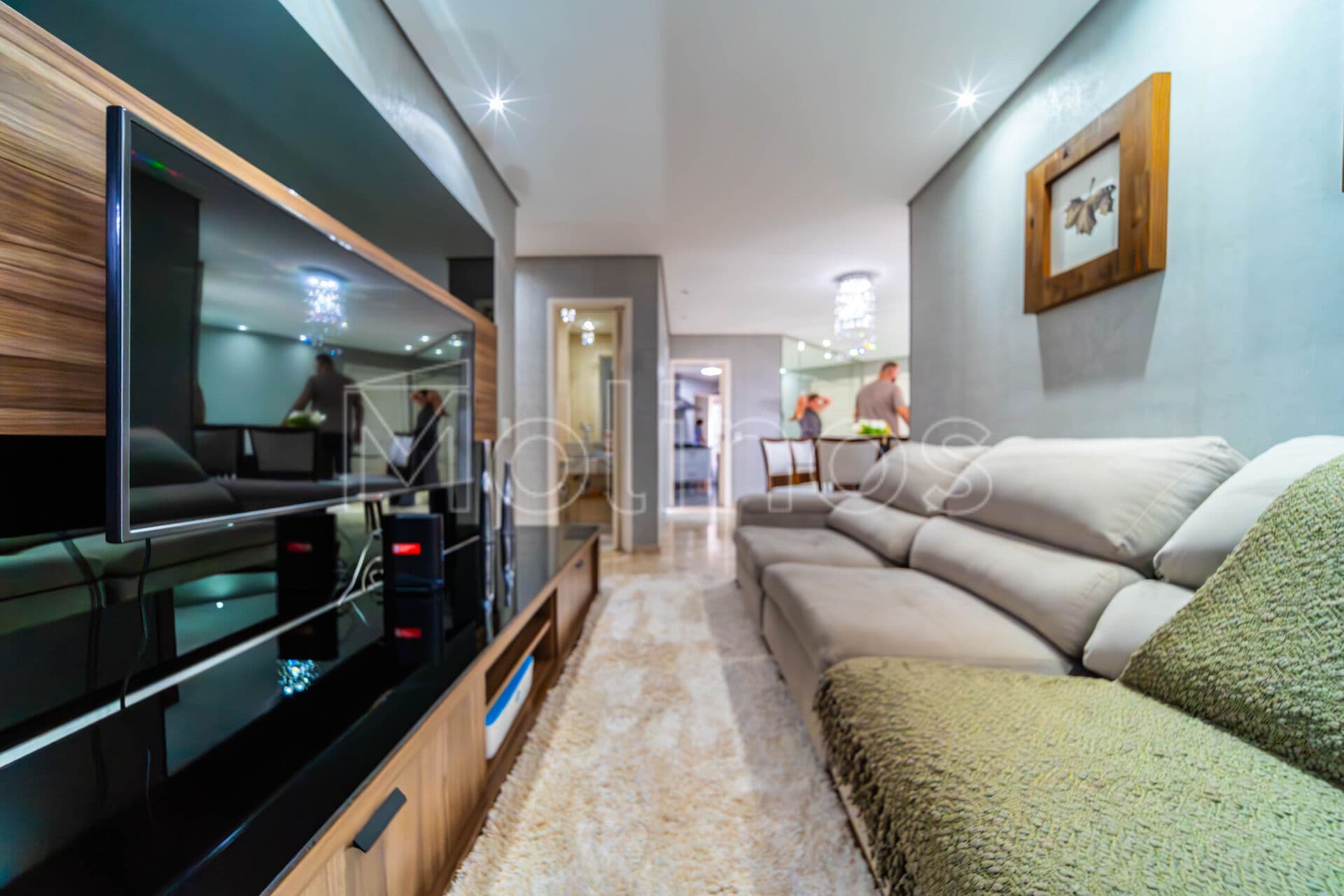 Apartamento de 103m sendo 2 suites sala para 3 ambientes e 3 vagas de garagem