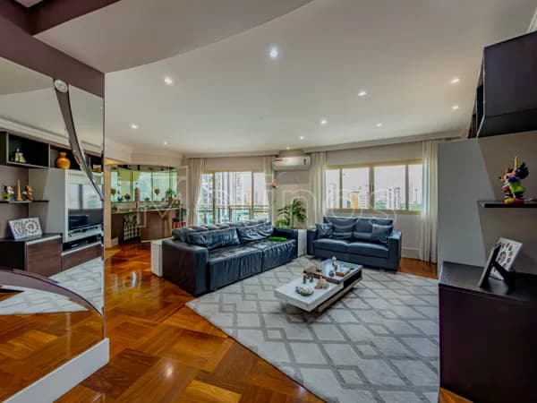 Apartamento á venda no Jardim Anália Franco, 3 suites, 5 vagas + deposito, varanda com churrasqueira