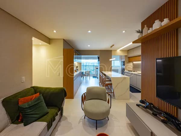 Apartamento com fino acabamento de 106m² com 3 suítes a venda Porteira Fechada no Tatuapé