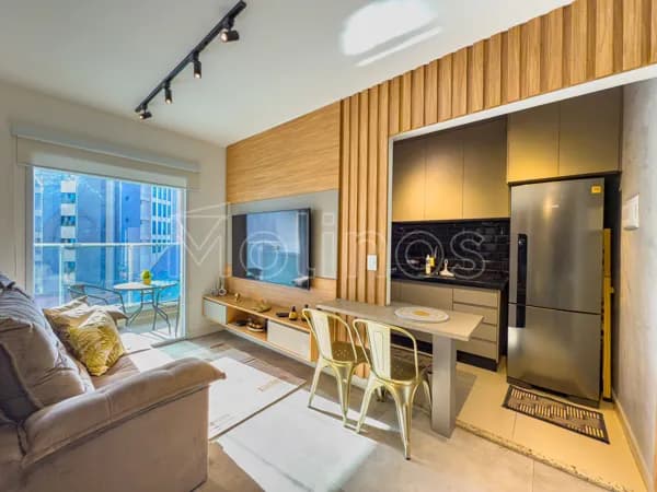 Apartamento Studio com 1 dormitório e 1 vaga