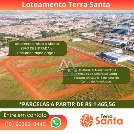 Lote/Terreno em Santa Bárbara D'Oeste - Centro Industrial Mamoré
