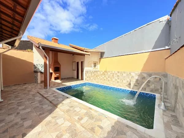 CASA NOVA ISOLADA APENAS 300M DO MAR COM PISCINA E CHURRASQUEIRA EM ITANHAÉM!