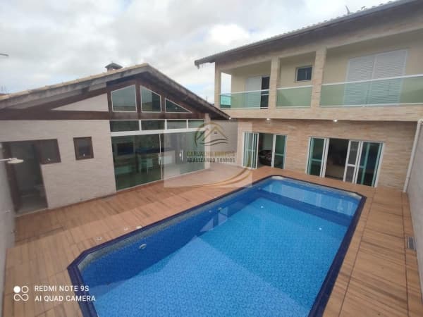 MARAVILHOSO SOBRADO 04 DORM/COM PISCINA GRANDE MOBILIADO PARA VENDA EM ITANHAÉM!