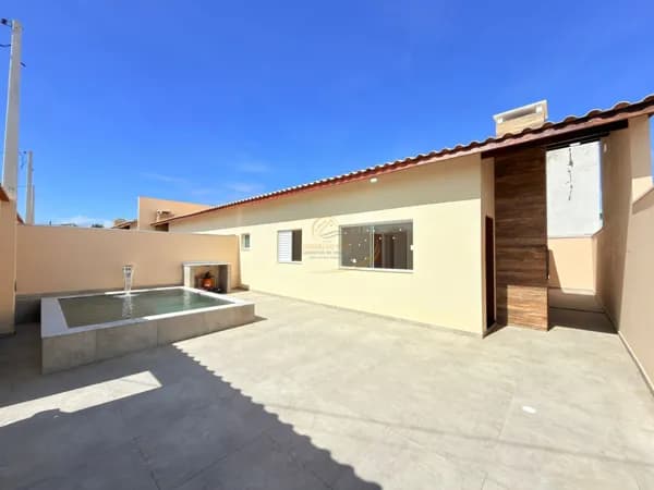 (UNIDADE DA PONTA) CASA LADO PRAIA COM PISCINA E CHURRASQUEIRA PARA VENDA EM ITANHAÉM!