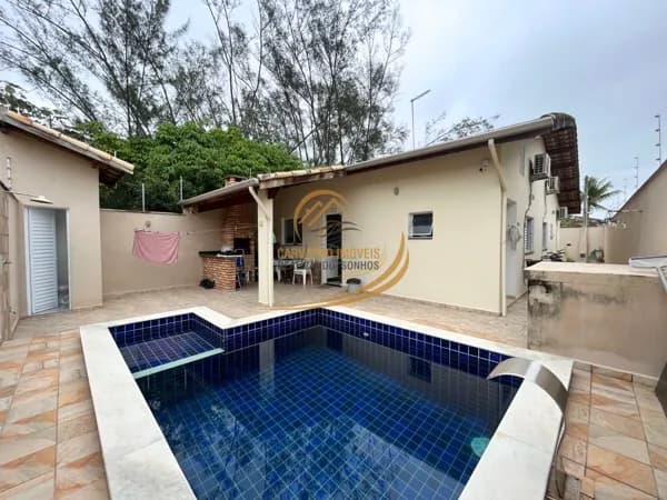 CASA ISOLADA USADA MOBILIADA 300MTS DA PRAIA PARA VENDA EM ITANHAÉM!