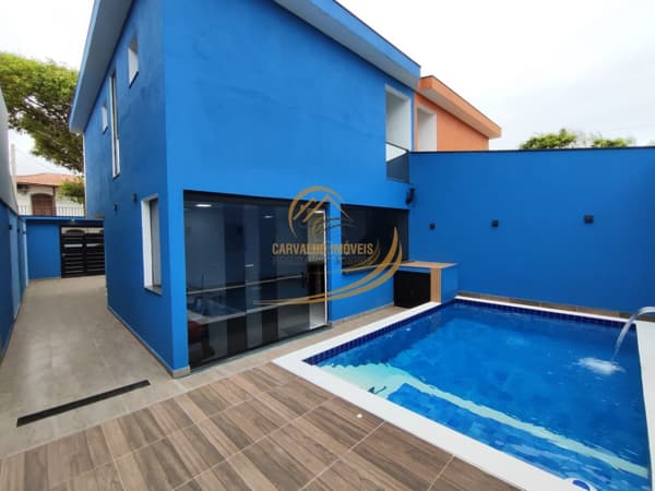 MARAVILHOSO SOBRADO ALTO PADRÃO PERTINHO DO MAR COM PISCINA E CHURRASQUEIRA EM ITANHAÉM!