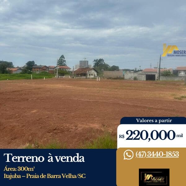 Terreno em Itajuba Barra Velha