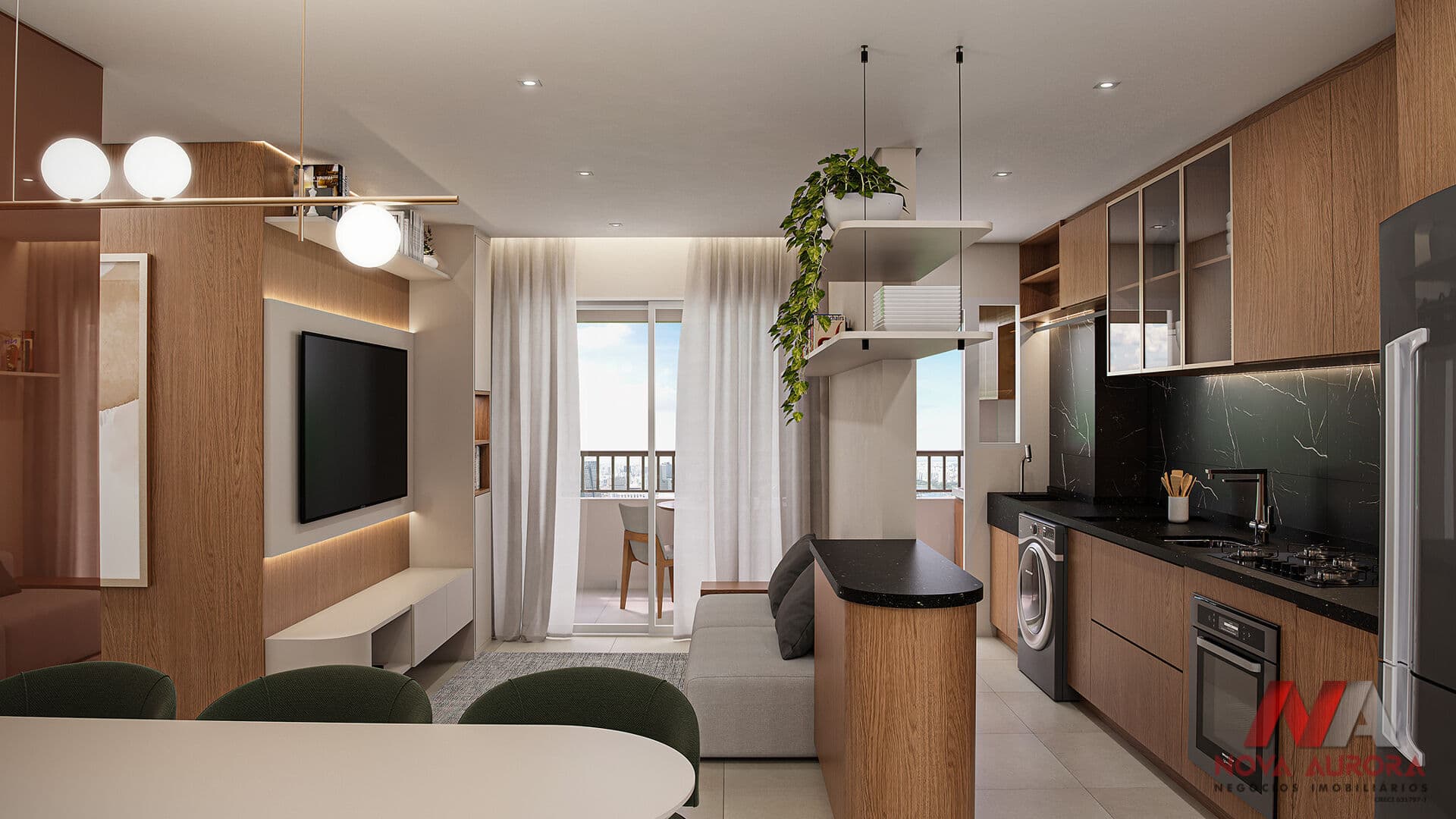 Apartamento 02 dormitórios com suíte em construção à venda no bairro Vila Redentora - São José do Rio Preto/SP