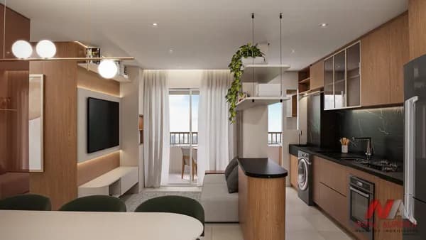 Apartamento 02 dormitórios com suíte em construção à venda no bairro Vila Redentora - São José do Rio Preto/SP