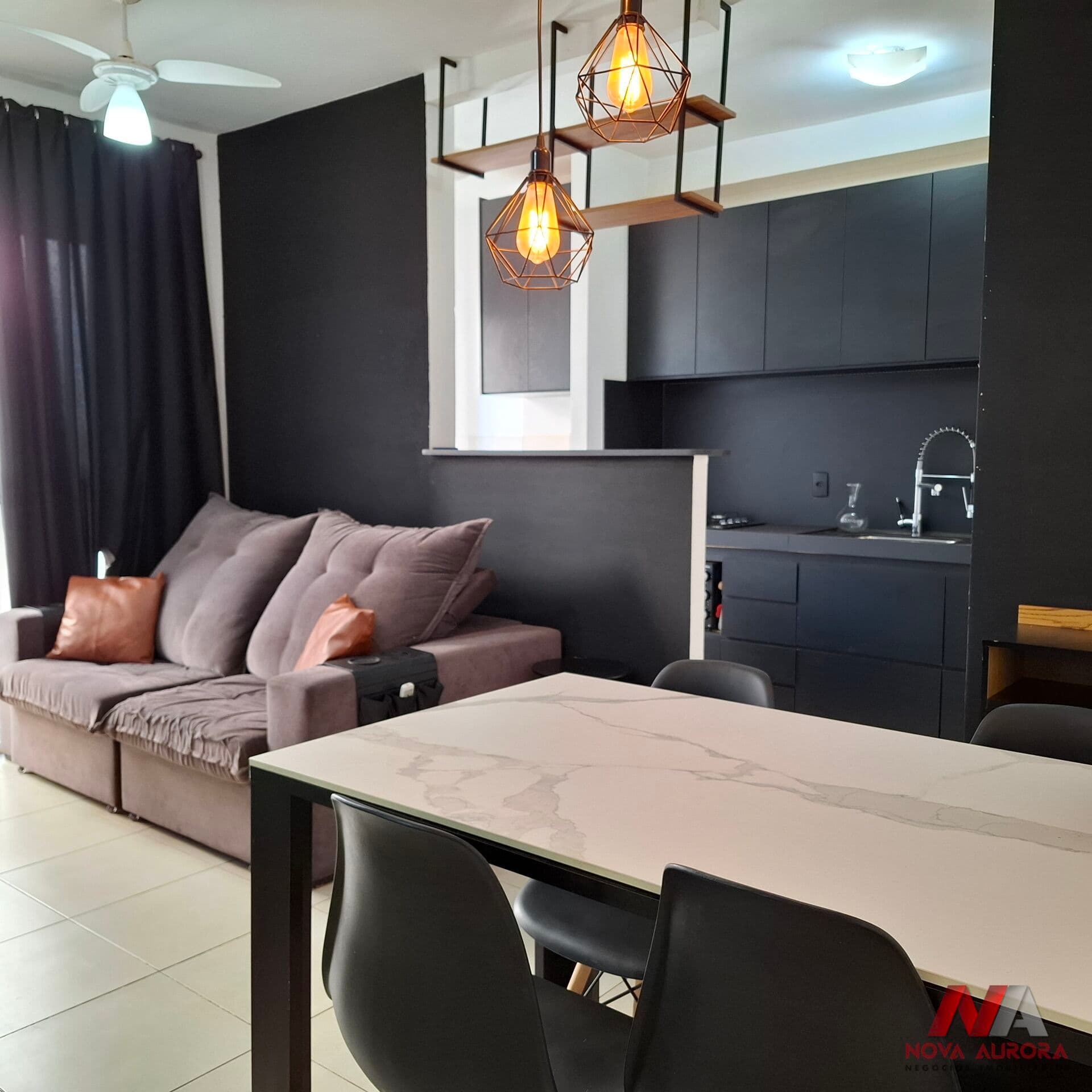 Apartamento mobiliado 02 dormitórios para alugar no Condomínio Green Life São Marcos - São José do Rio Preto/SP