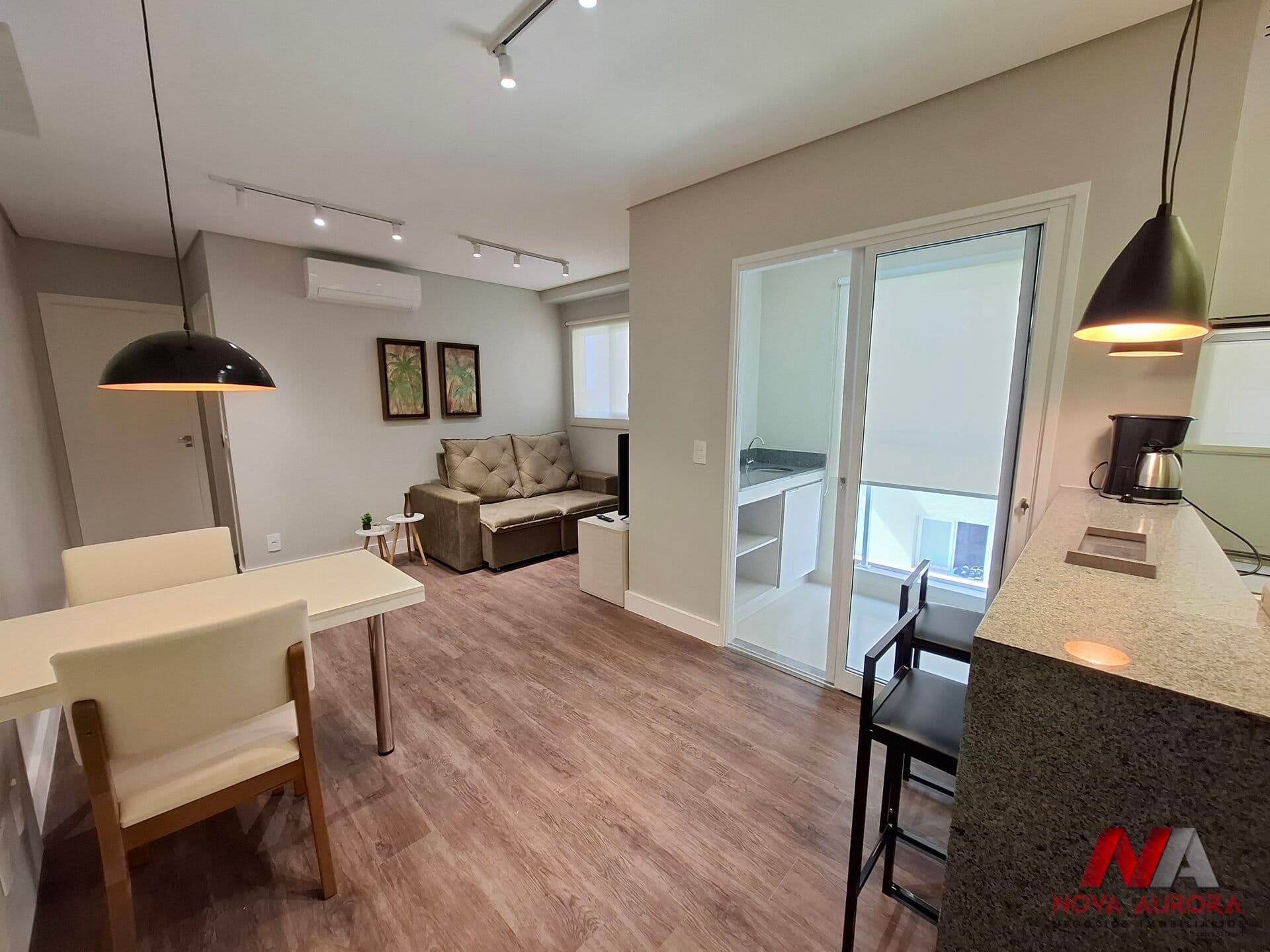 Apartamento mobiliado 01 dormitório para alugar no Bairro Redentora - São José do Rio Preto/SP