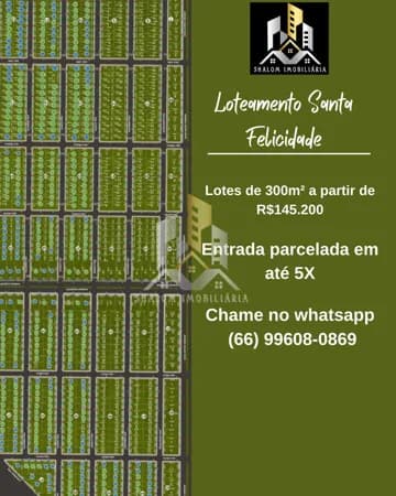 Lote/Terreno em Primavera do Leste - Santa Felicidade