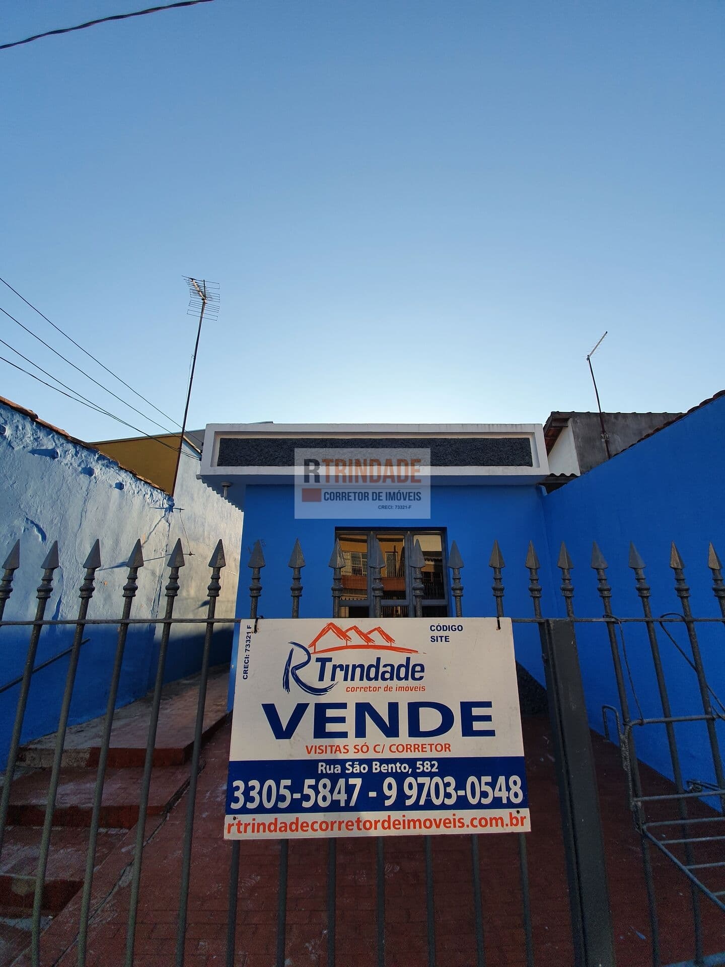 Casa no centro.