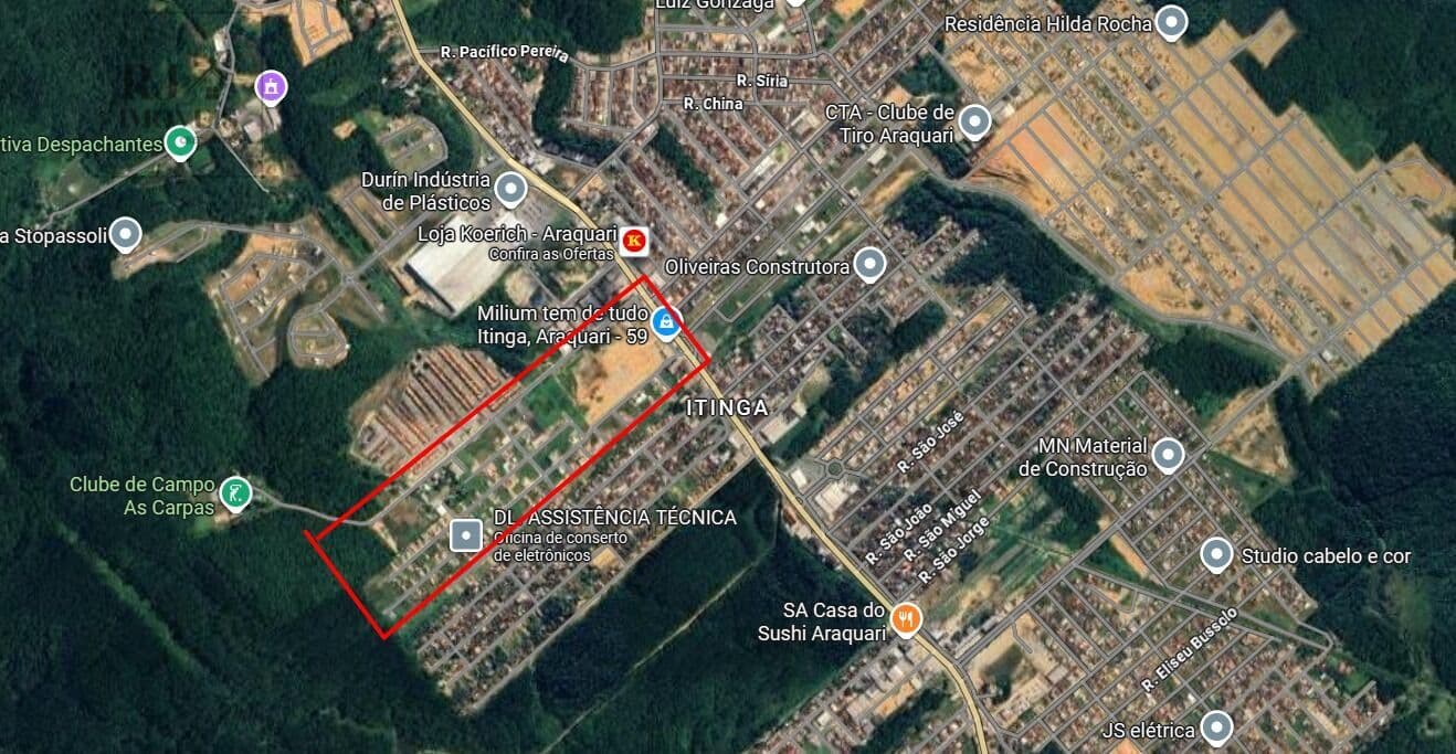 Lote/Terreno em Araquari - Itinga