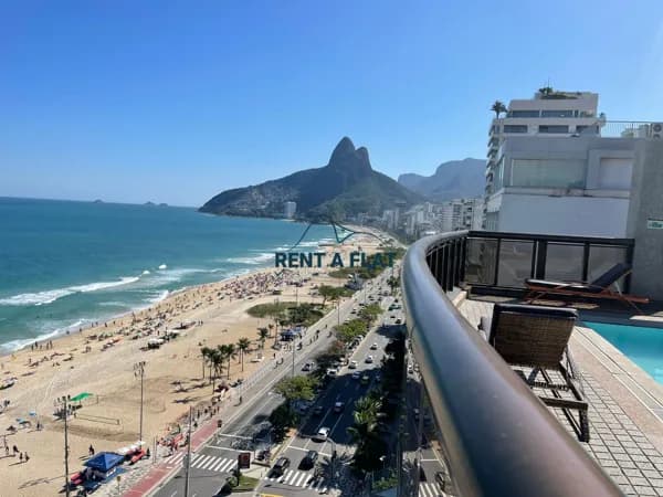 Flat Exclusivo em Ipanema | 2 Suítes | Vista Mar | Serviços Premium