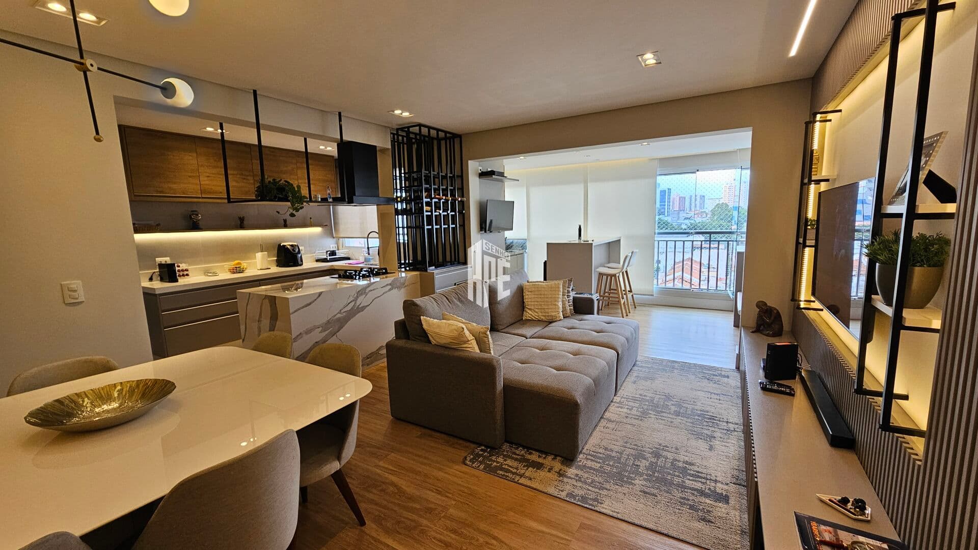 Apartamento em Santo André, no Centro - Sinta-se em um decorado de construtora com esse apartamento