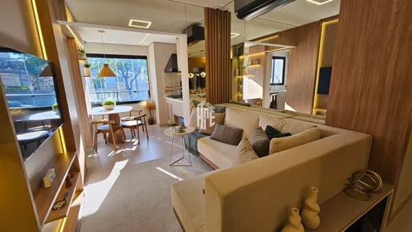 Apartamento no Bairro Nova Petrópolis em São Bernardo do Campo - com terraço gourmet integrado