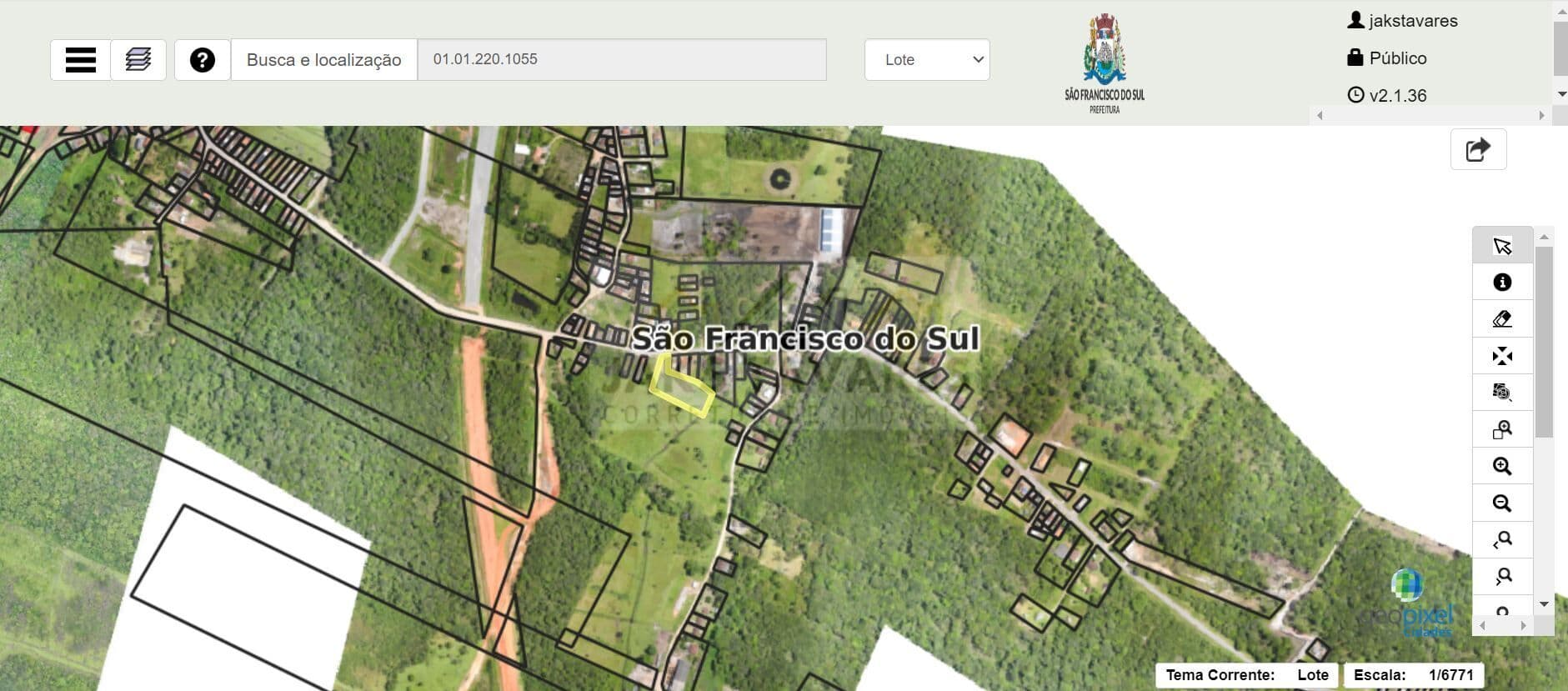 Terreno com 4.640 m2 - área retroportuária - São Francisco do Sul/SC