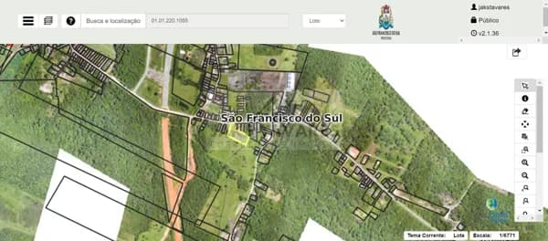 Terreno com 4.640 m2 - área retroportuária - São Francisco do Sul/SC